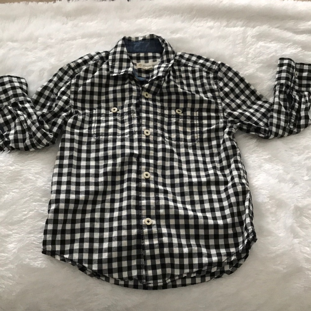 Tucker + Tate Checkered Button Down Dress Shirt